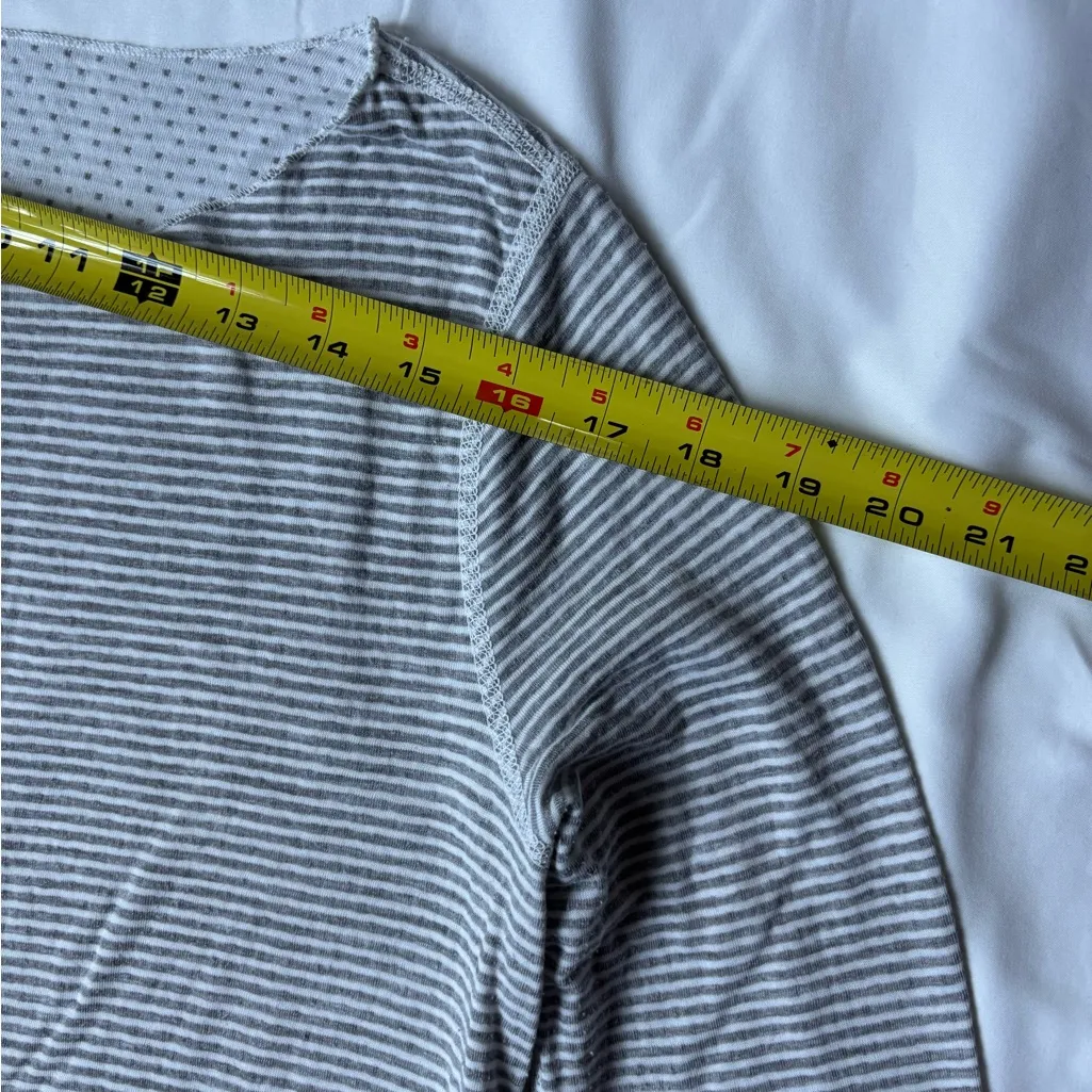 Threads 4 Thought  Light Gray Polka Dot Top - Image 6