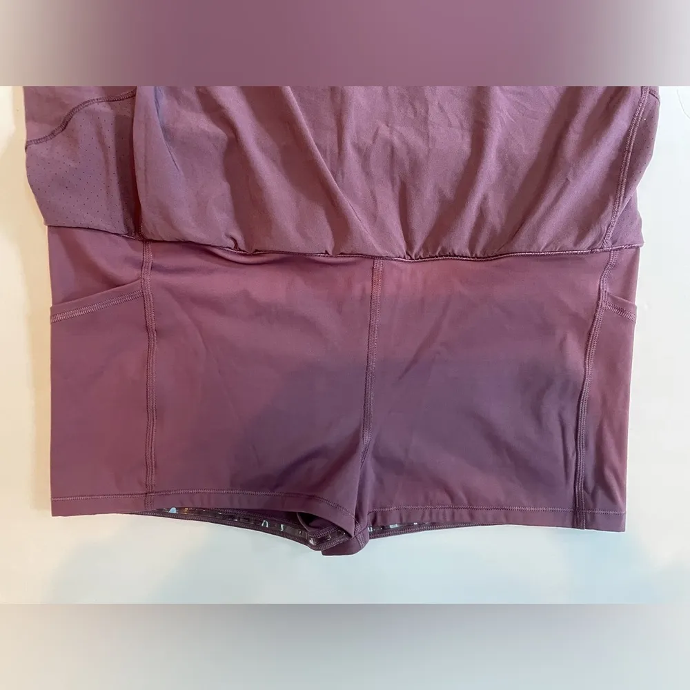 ATHLETA Run With It Skort 14.5” Tennis Running Pickleball Agate Purple Size XL - Image 9