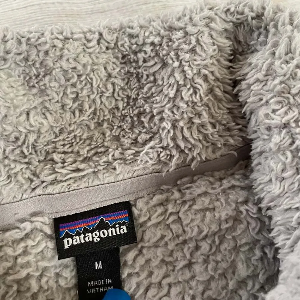 Patagonia Los Gatos 1/4 Zip Jacket Quarter Zip Fleece Pullover Size Medium Grey - Image 5