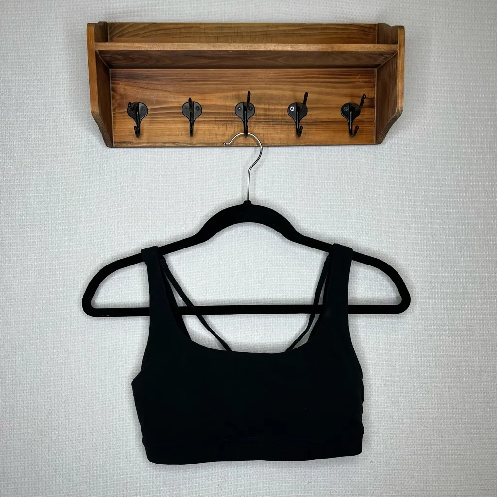 Athleta | Size Small‎ Black Sports Bra Athletic Workout - Image 2