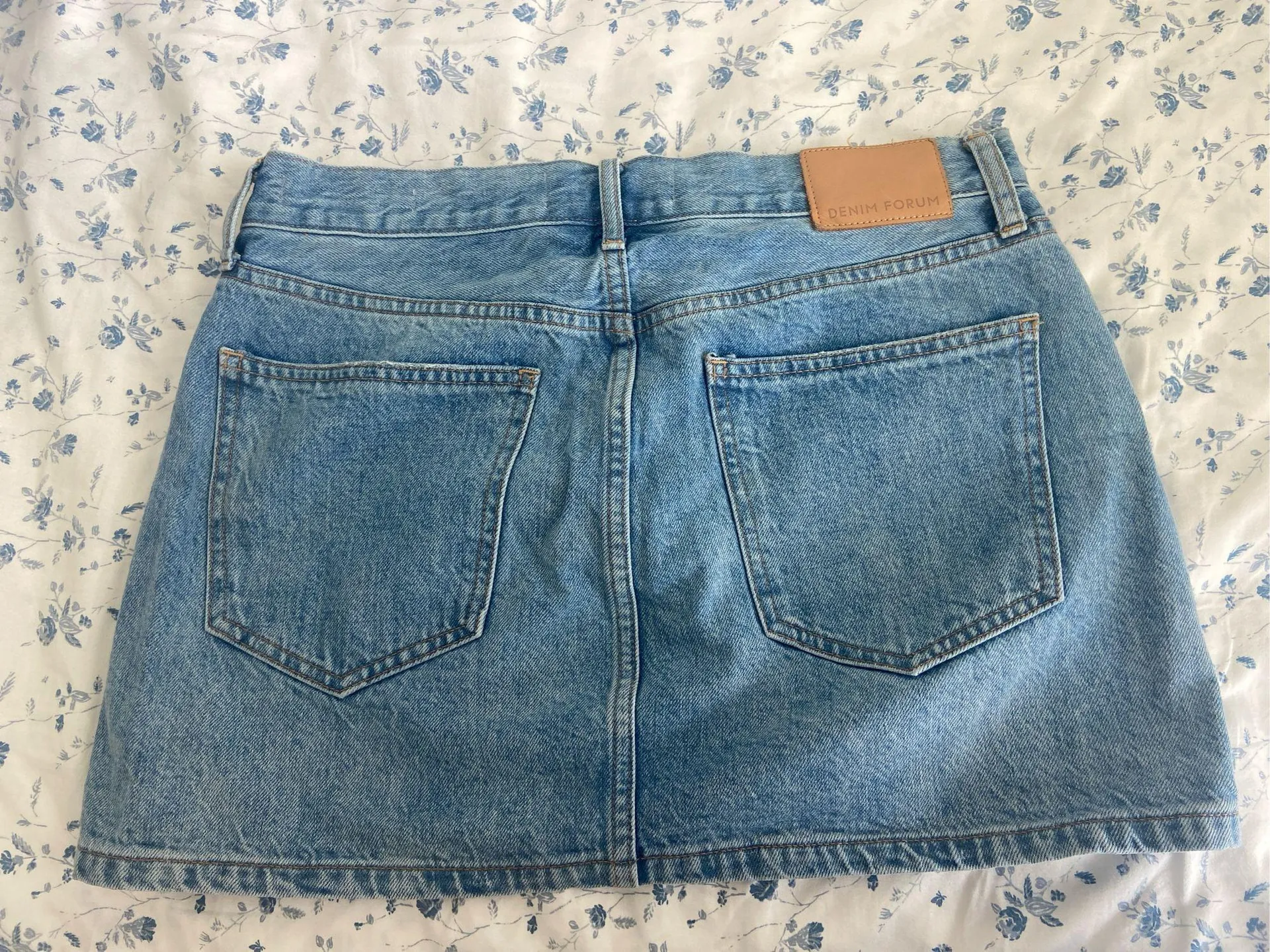Aritzia Denim Skirt Mini - Image 4