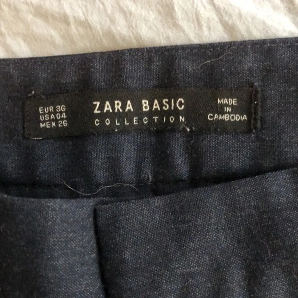 Zara Basics Charcoal Gray Trousers Pants Size 4 - Image 5