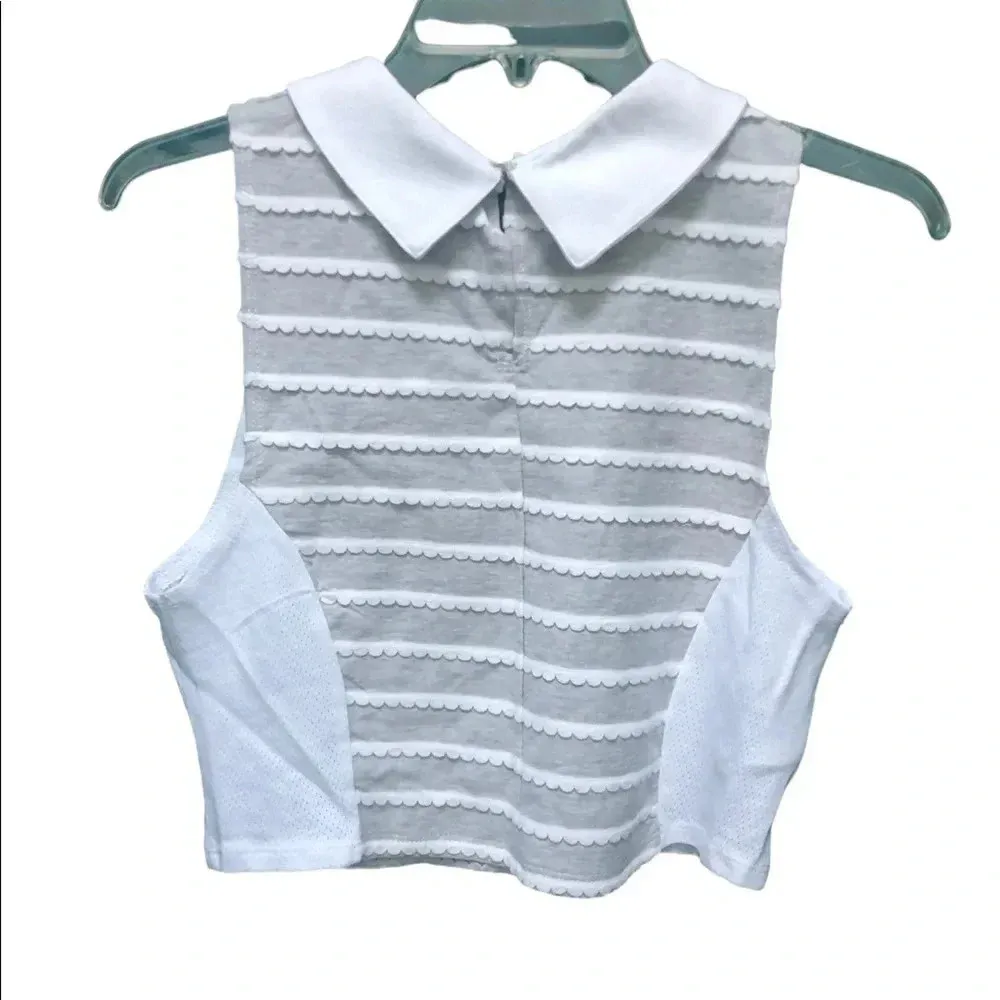 NWT BCBGENERATION COLLARED CROP TANK - Image 2