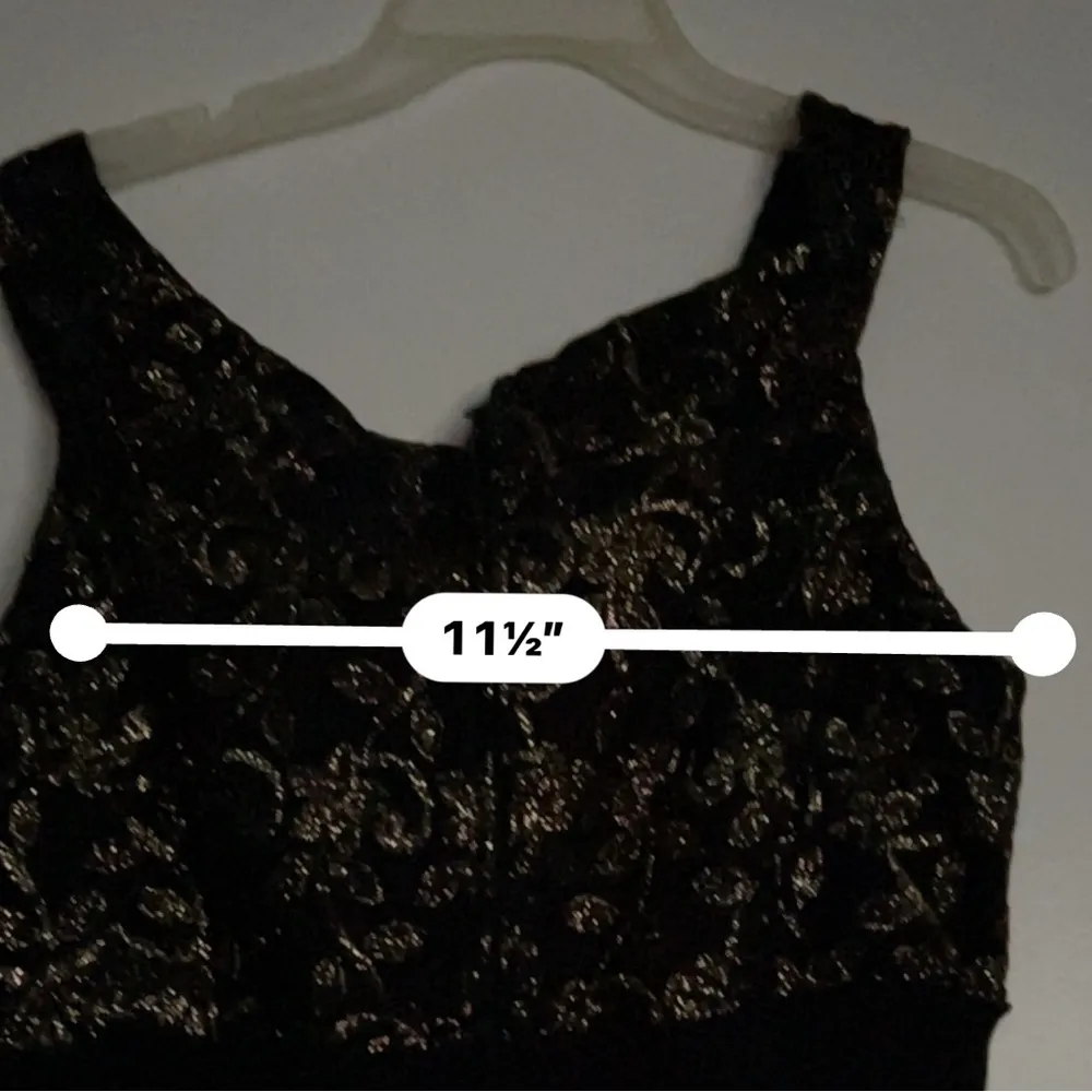 Elegant Black long formal gown Size XL - Image 8