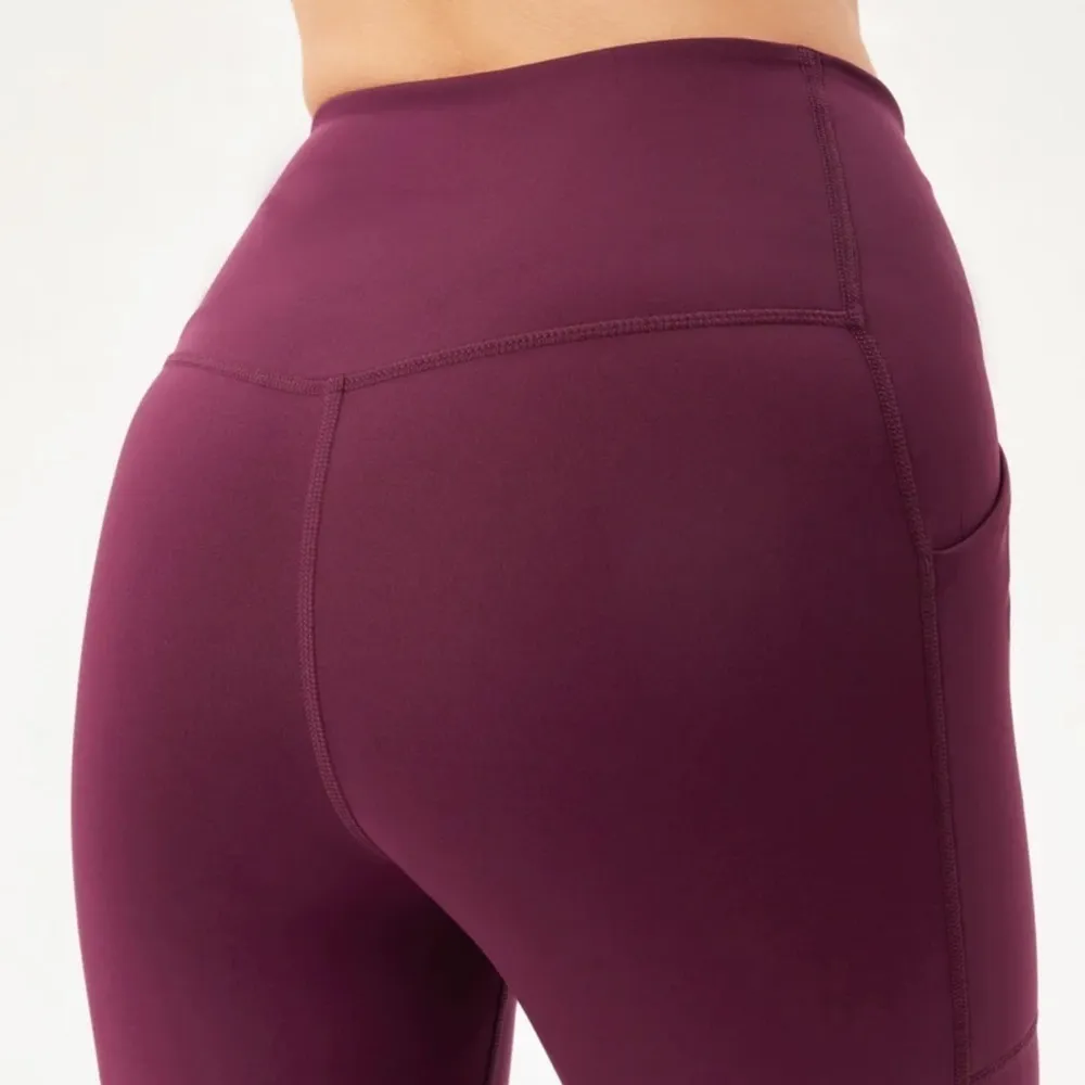 GIRLFRIEND COLLECTIVE Plum Compressive Pocket Legging - Image 4