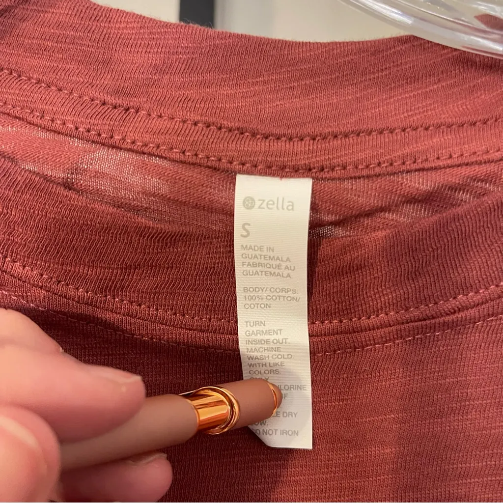 Zella Relaxed Washed 2.0 Long Sleeve
Slub Tee - Image 4