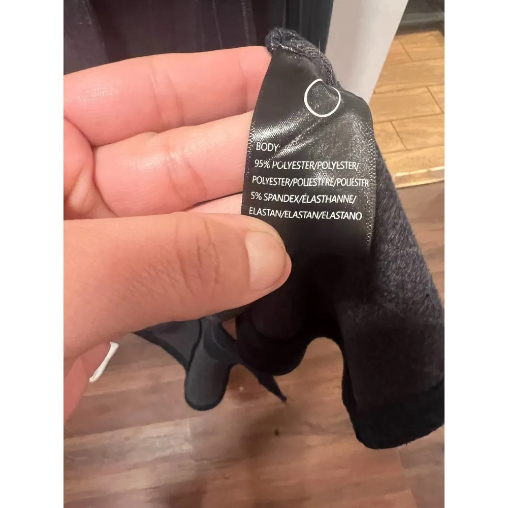 Anthropologie Minimalist  Business Casual Pinstripe Longline Jacket Small Navy - Image 10