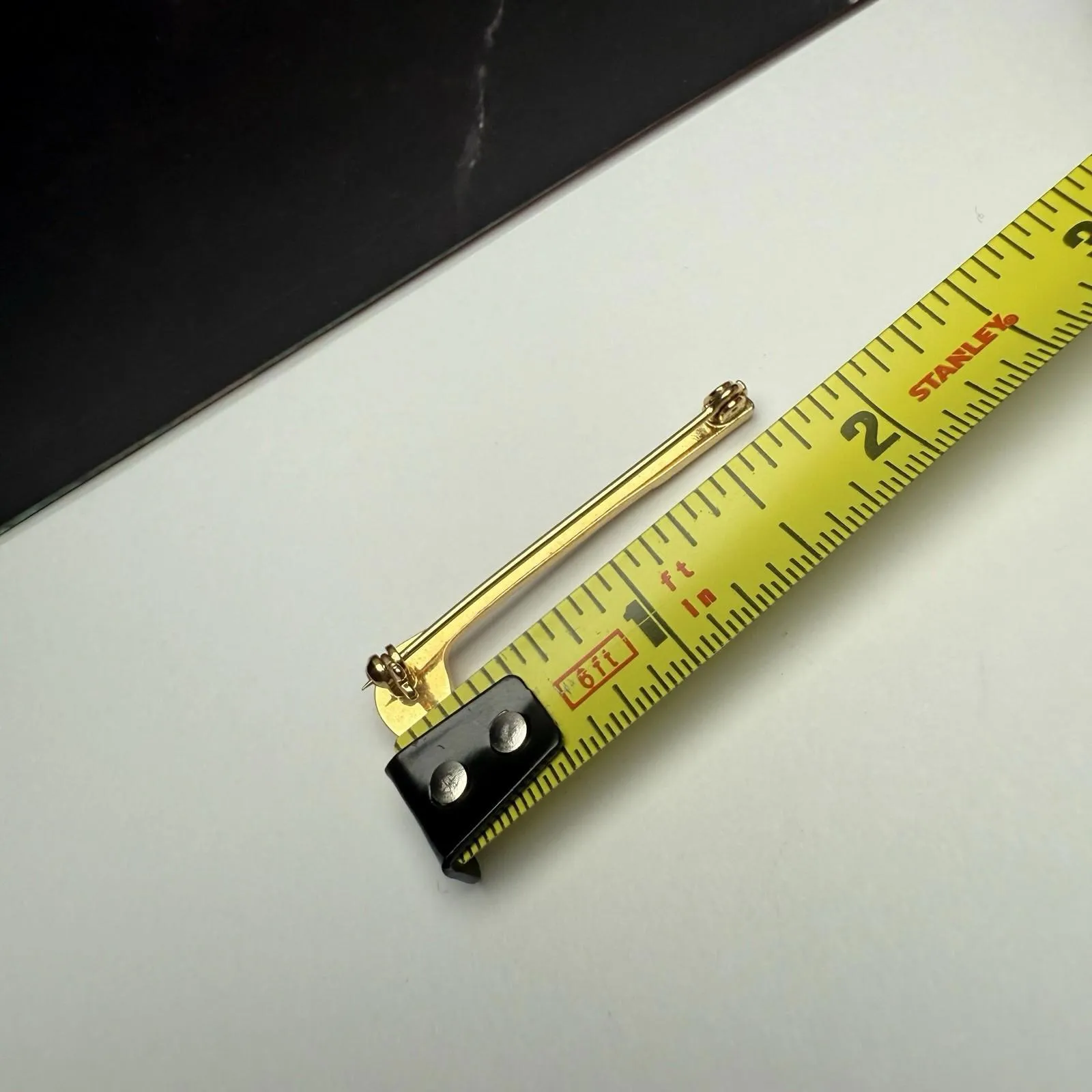 Golf Club Gold Tone Faux Pearl Brooch Pin Golfing Perfect For Golfer - Image 6