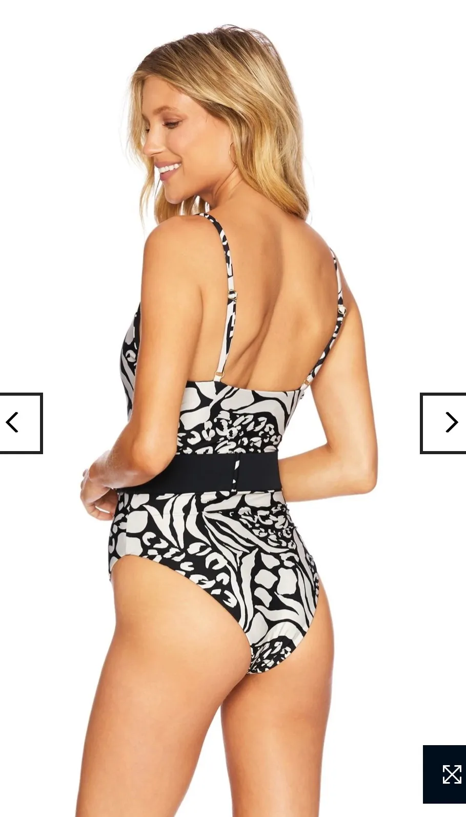 Julia Belted One-Piece Swimsuit - Image 2