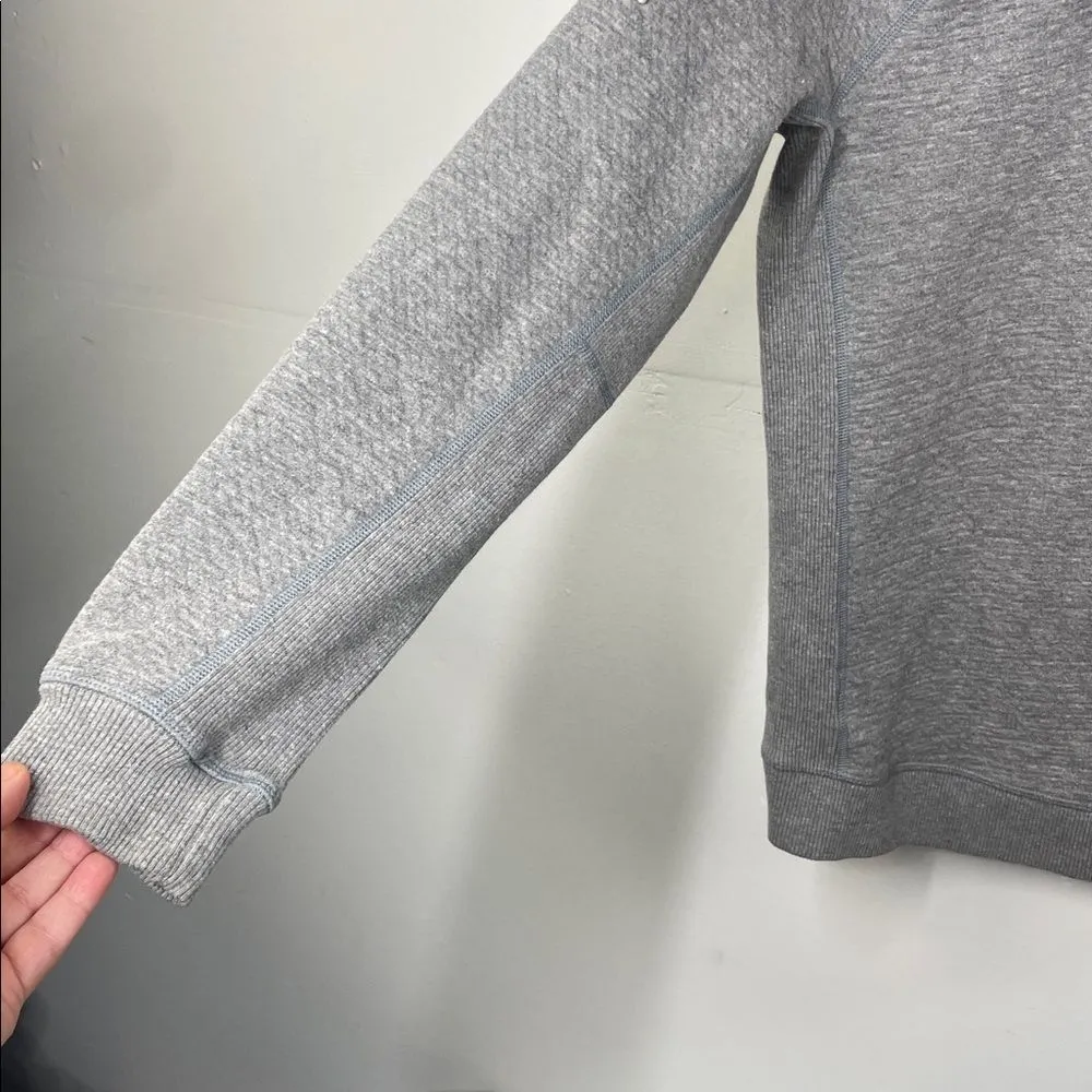The North Face Full Zip Hooded Sweatshirt Gray Size Large - Image 12
