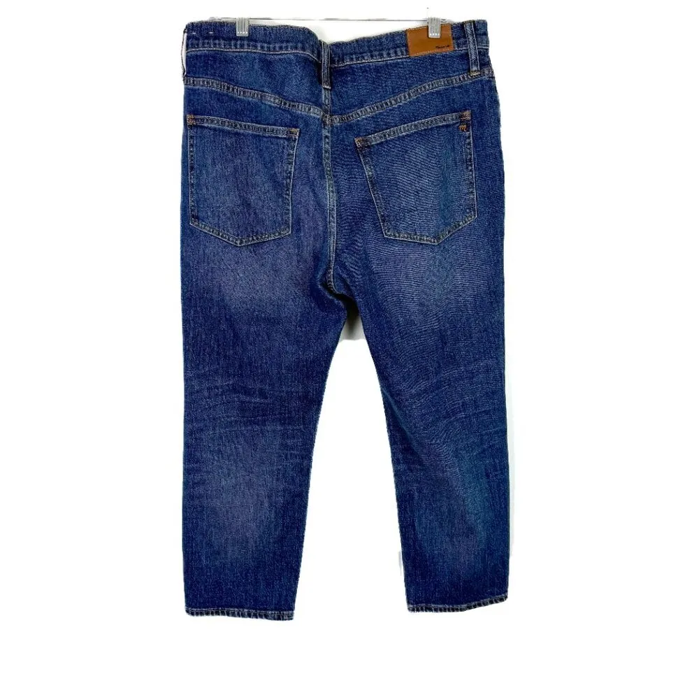 Madewell The Perfect Vintage Jean Barnsdale Wash: Button-Front Edition Size 32P - Image 8