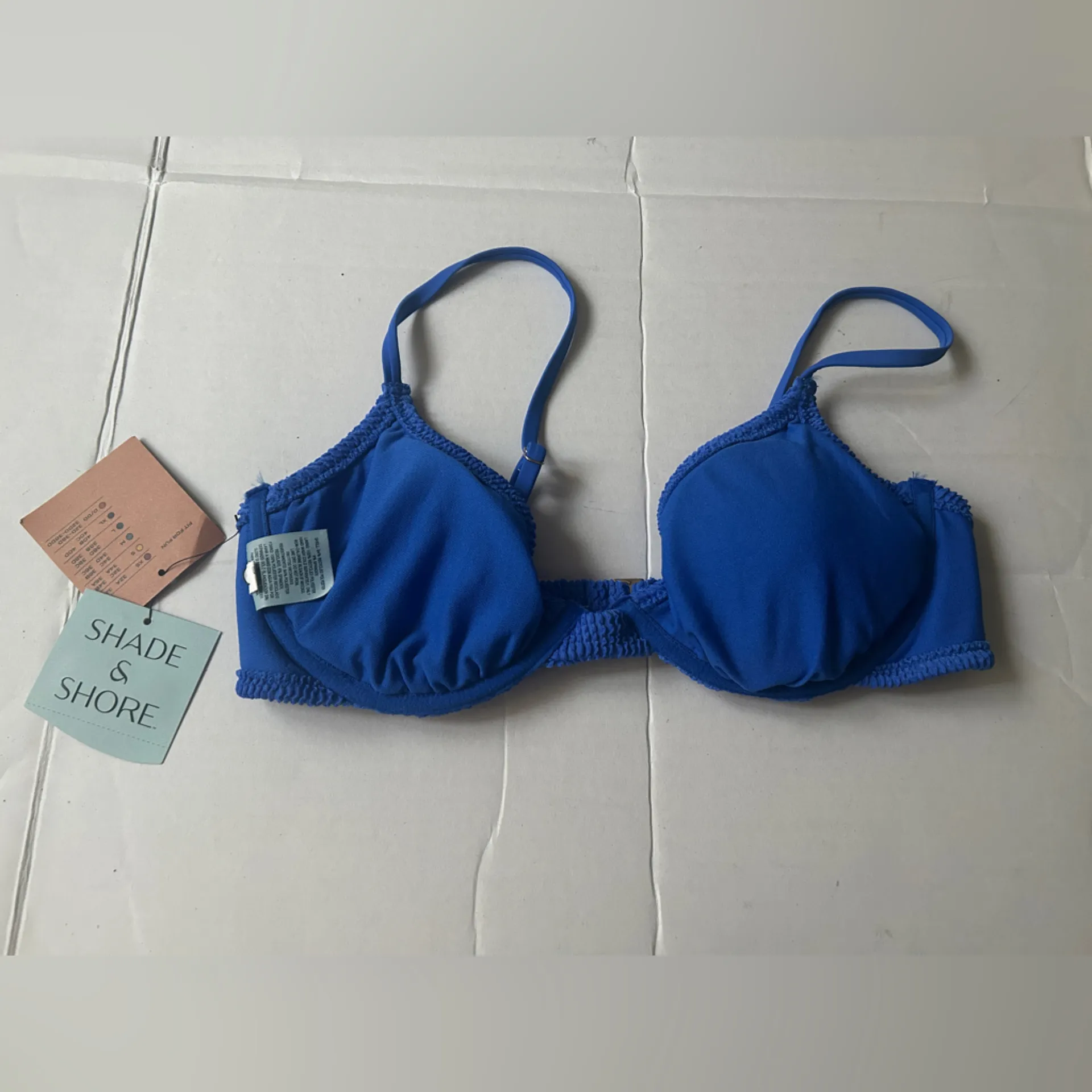 Women's Pucker Textured
Underwire Bikini Top - Shade &
Shore NWT XS - Image 2