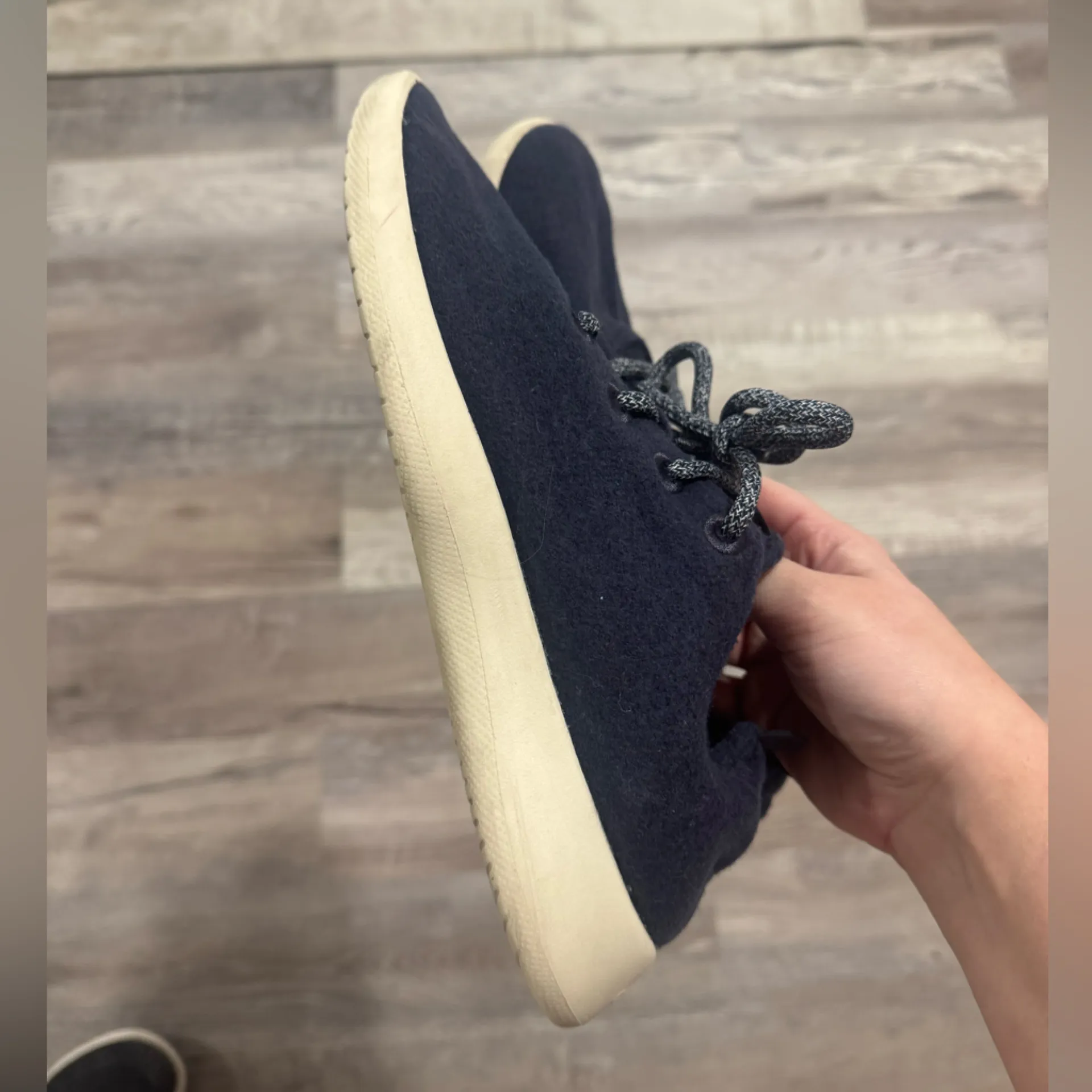 Women’s Allbirds Navy Wool Runners‎ - Size 10 - Image 4