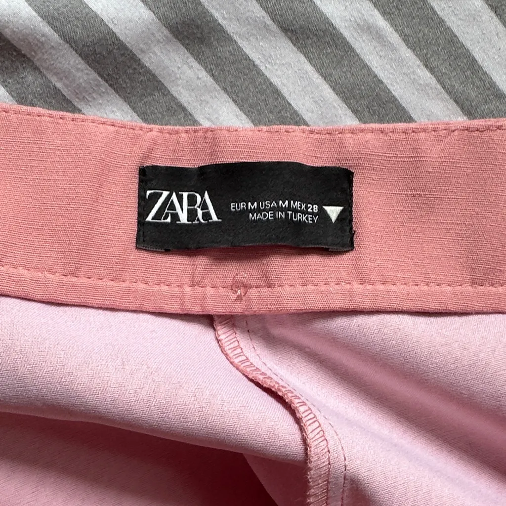 Zara High Waist Pink Women's Shorts - Image 3