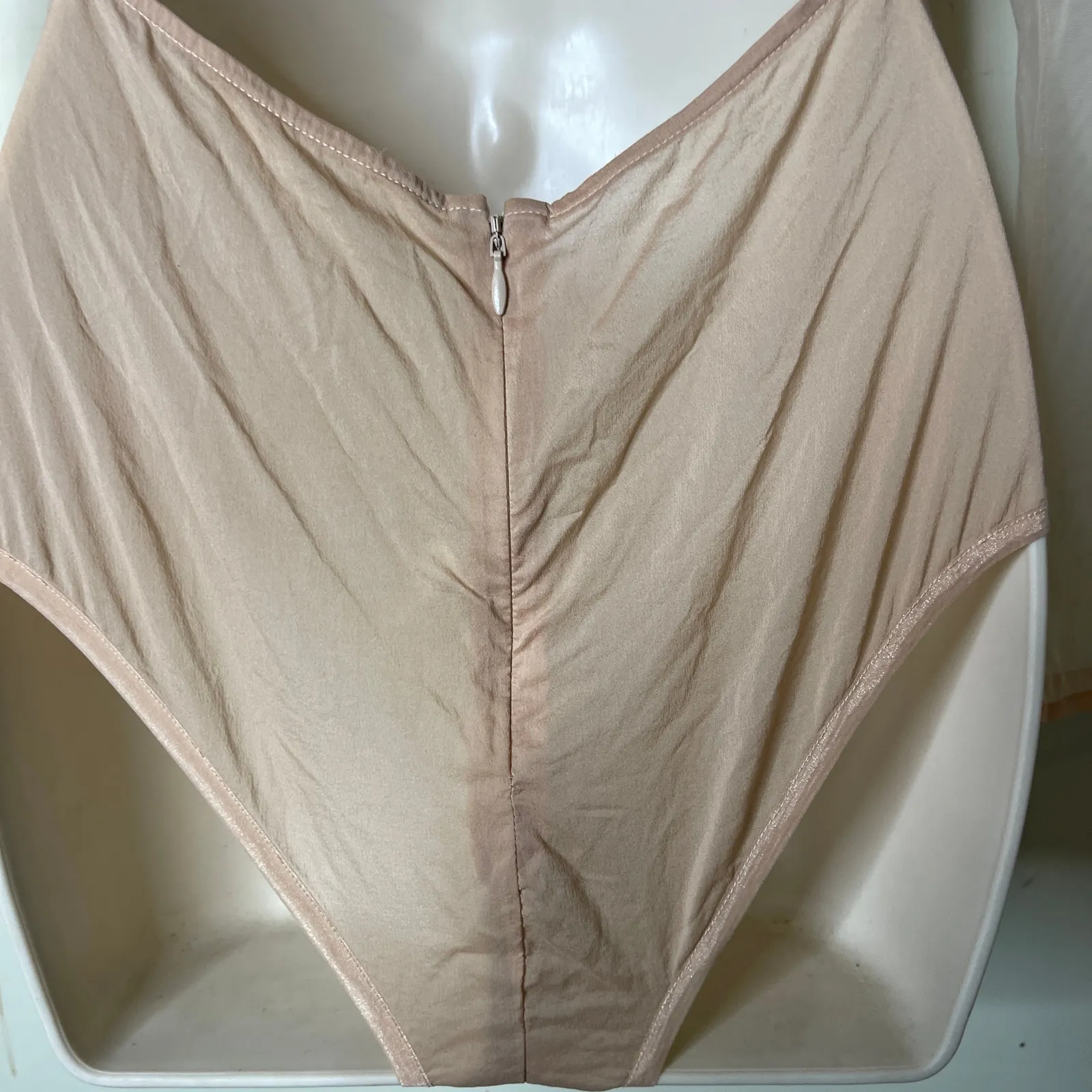 Nensi Dojaka Gathered Long Sleeve Bra Top In Sable Tan Sz XS - Image 13