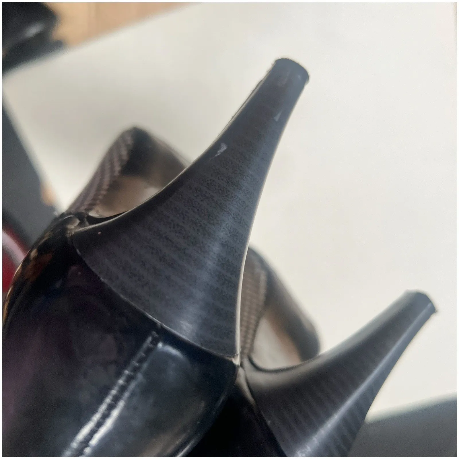 IMPO Womens Patent Tauny Houndstooth Oxford Pumps Stiletto Classic Lace Up Sz 9 - Image 6