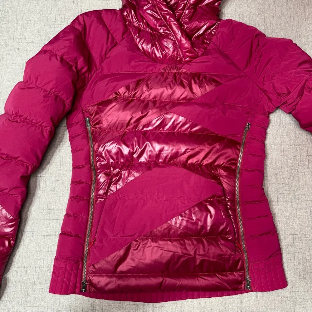 Lululemon  Down Right Cozy Pullover Puffer Jacket Berry Rumble Winter Coat Size 4 - Image 12