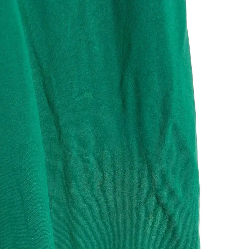 A.L.C. Taylor Green Knit Sleeveless Collared Midi Dress Size Medium - Image 16