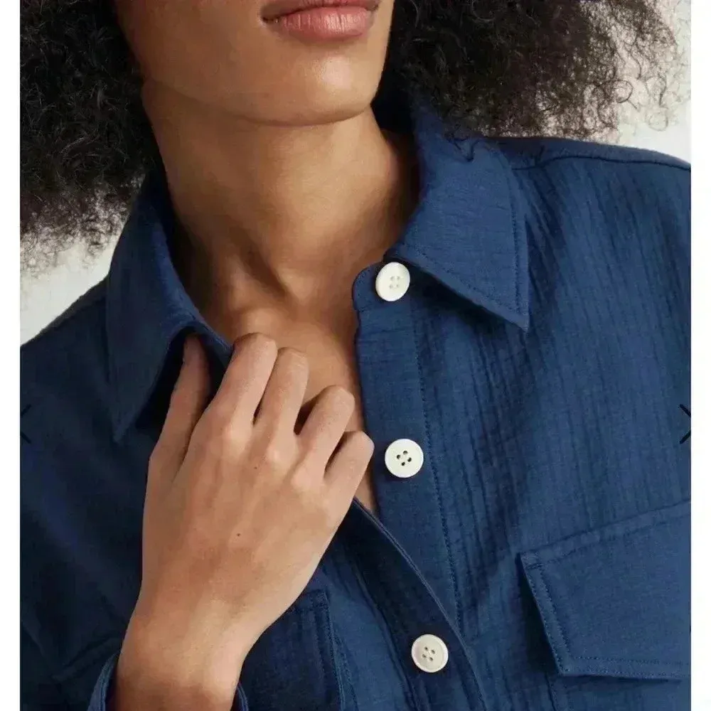 Madewell Superoversized Shirt Jacket XXS - Image 3