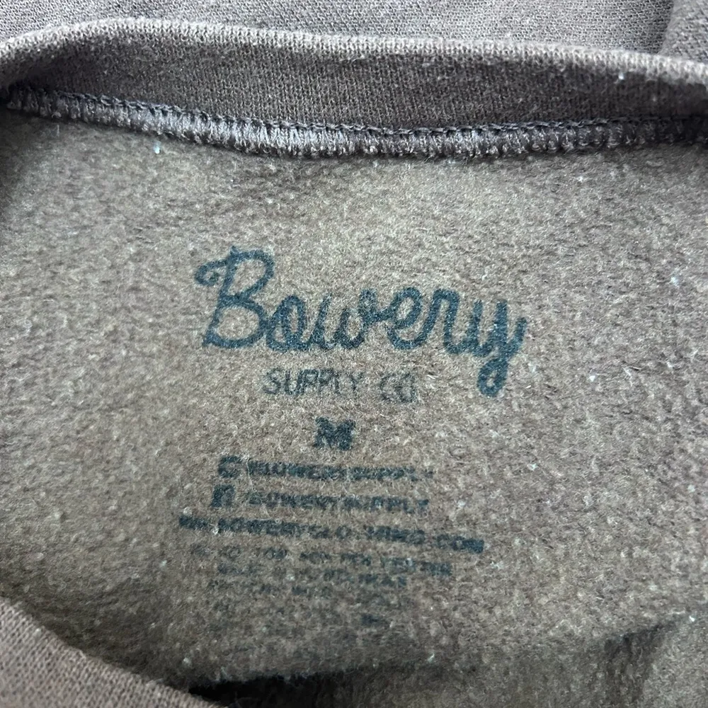 Bowery California Republic Sweatshirt Brown Size Medium | Bear Graphic Pullover - Image 3