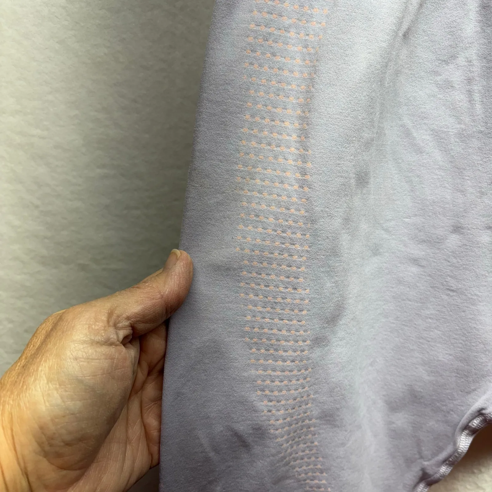 Gymshark Crop Leggings XXL Pink/Purple Detail -‎ Pristine - Image 3