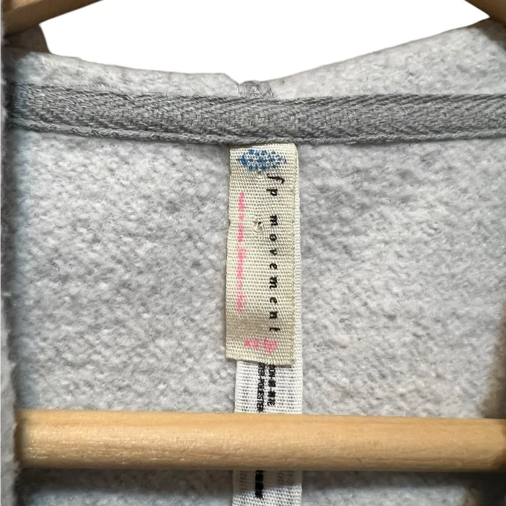 Free People Movement Chill Out Pullover Hooded Sweatshirt Size XS oversized Gray - Image 7