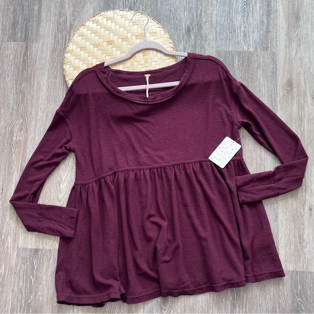 NWT free people forever your‎ girl babydoll top - Image 4
