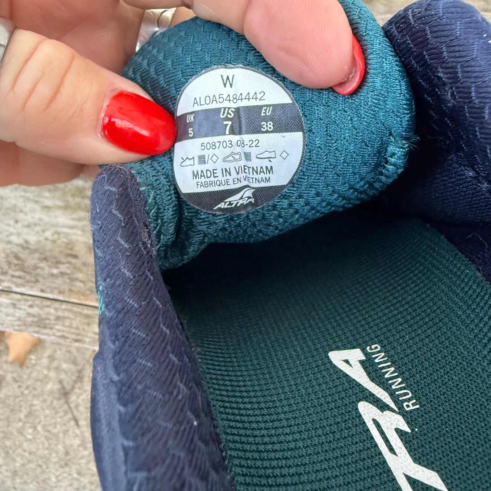 Altra Paradigm 6 Running Shoes Womens 7 Medium B Dark Blue Sneakers AL0A5484442 - Image 8