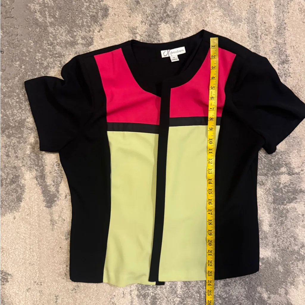 Dress barn Colorblock Top and Jacket Set - Image 9