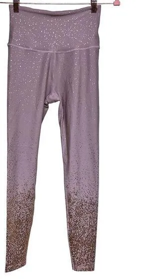 Beyond Yoga Alloy Ombre High Waisted Legging Blush Rose Gold Foil Print Medium - Image 1