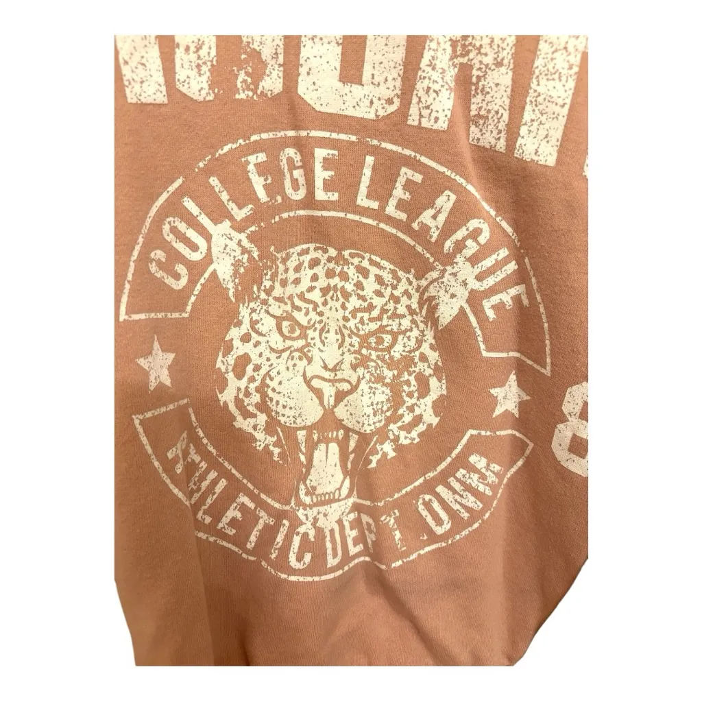 Zoe + Liv Colorblock Jaguars Sweatshirt XXL – Pink Gray Retro Collegiate Cozy - Image 2