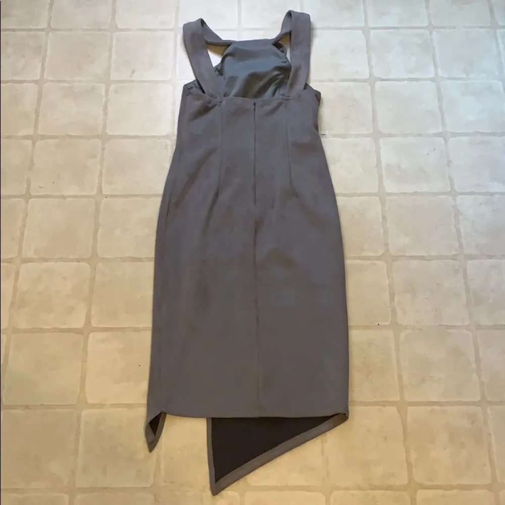 NWT LF Grey Suede Dress SZ S - Image 5