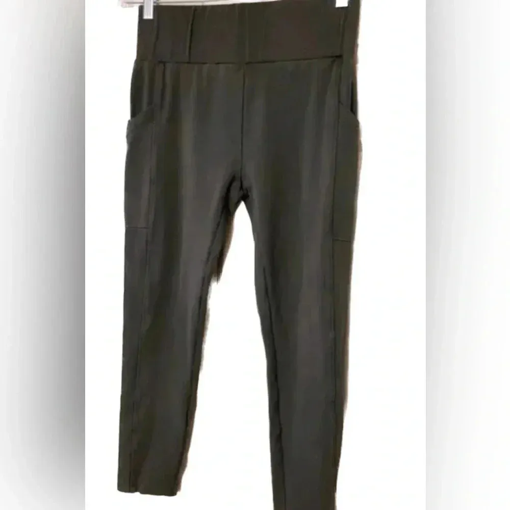 Lou & Gray Gray side pocket ponte leggings small - Image 2