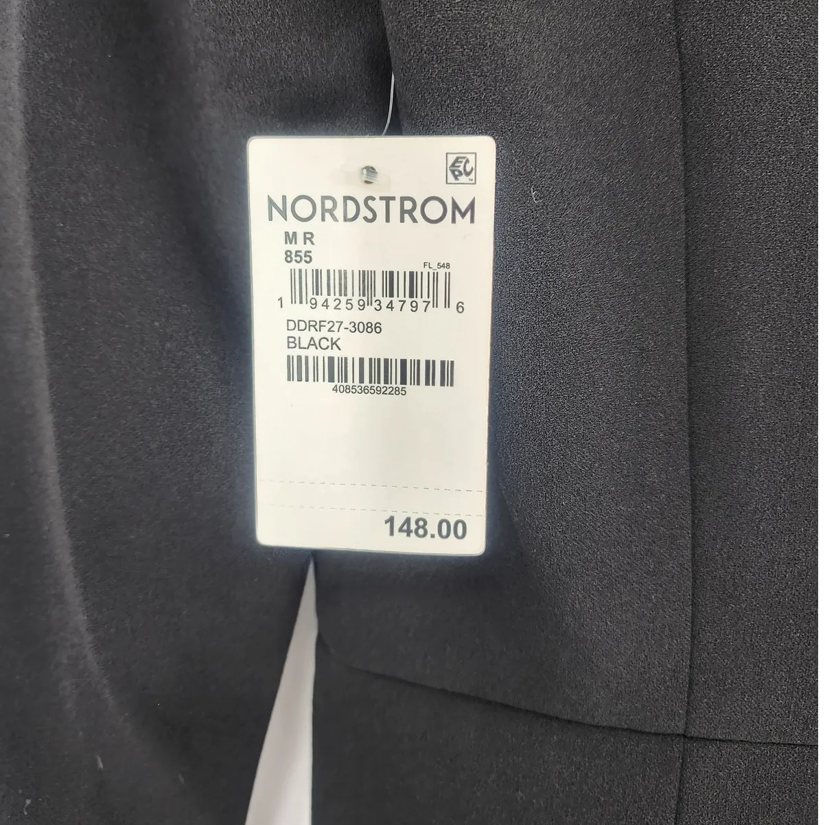 Dress the Population Sonia Long Sleeve Midi Sheath Dress Black NWT Medium - Image 11