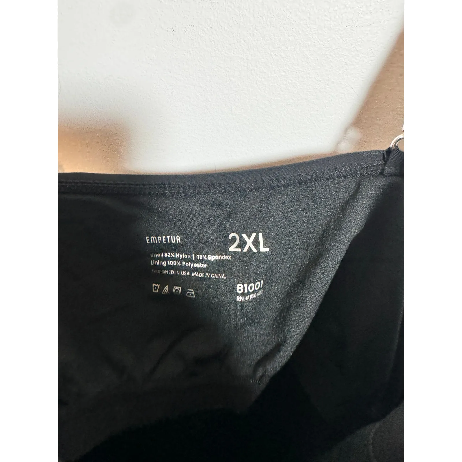 Brand New Empetua Women's 2XL Adjustable Strap Wire Free Tankini Swimwear Black Size XXL - Image 11