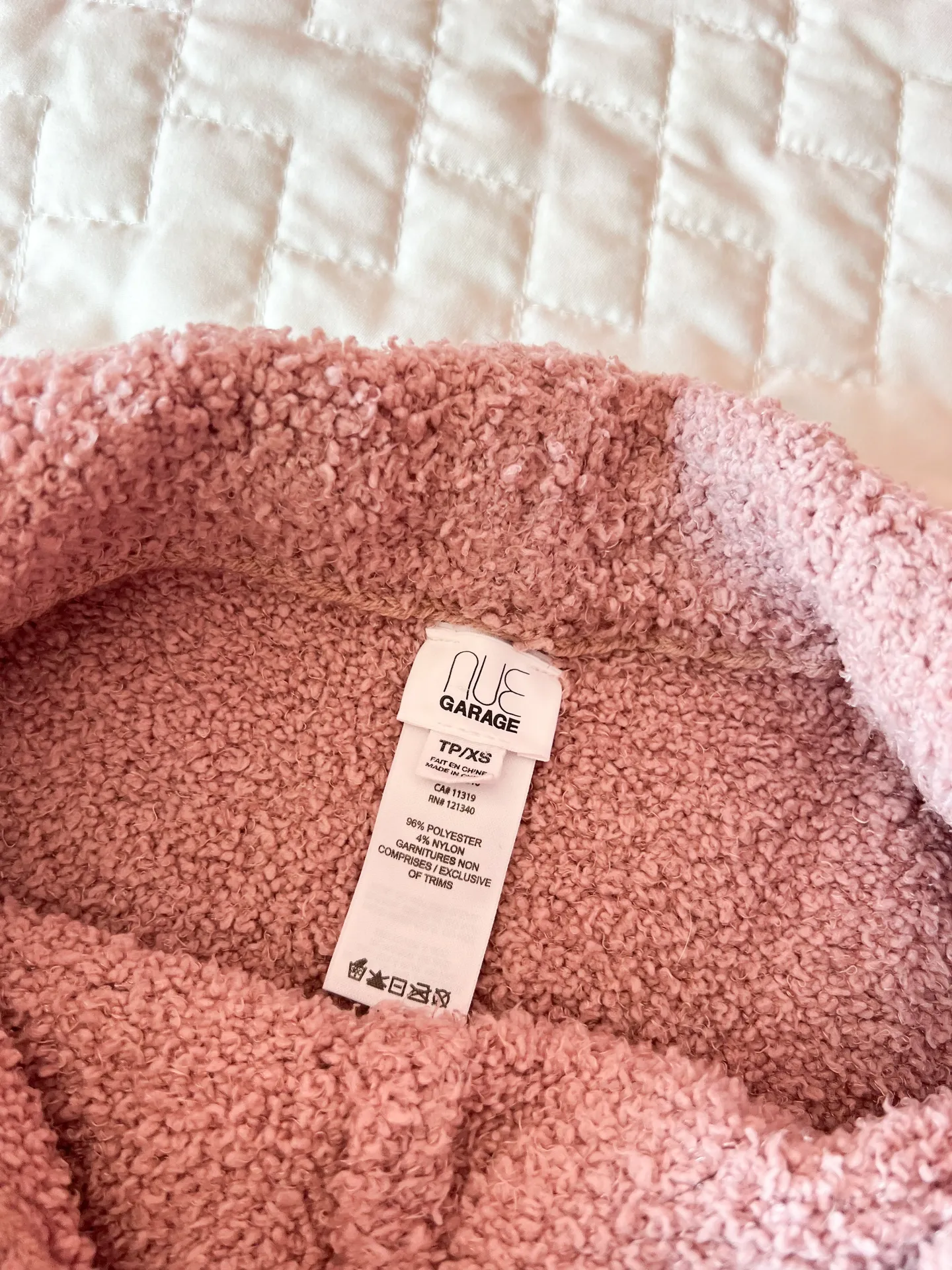 Fuzzy Pink Shorts Size XS - Image 3