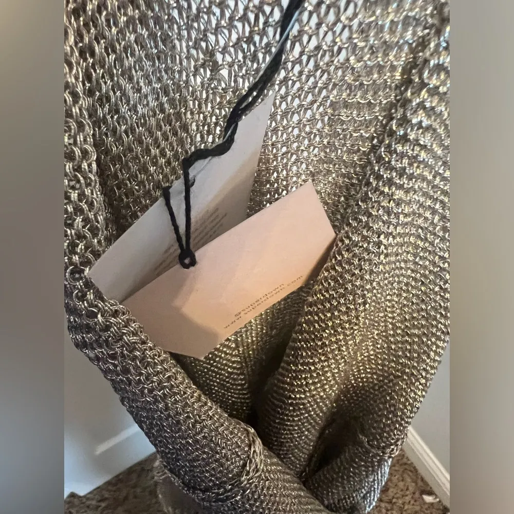 SUPERDOWN Egon Maxi Dress in Gold - Image 10