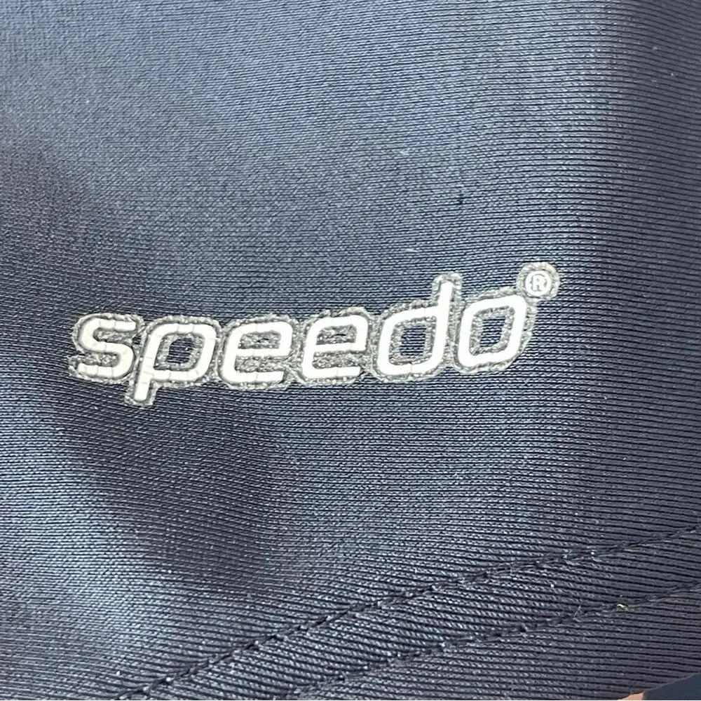 Speedo Size 14 Black Purple Swimsuit One Piece Swimwear Lap Swim Athletic - Image 4