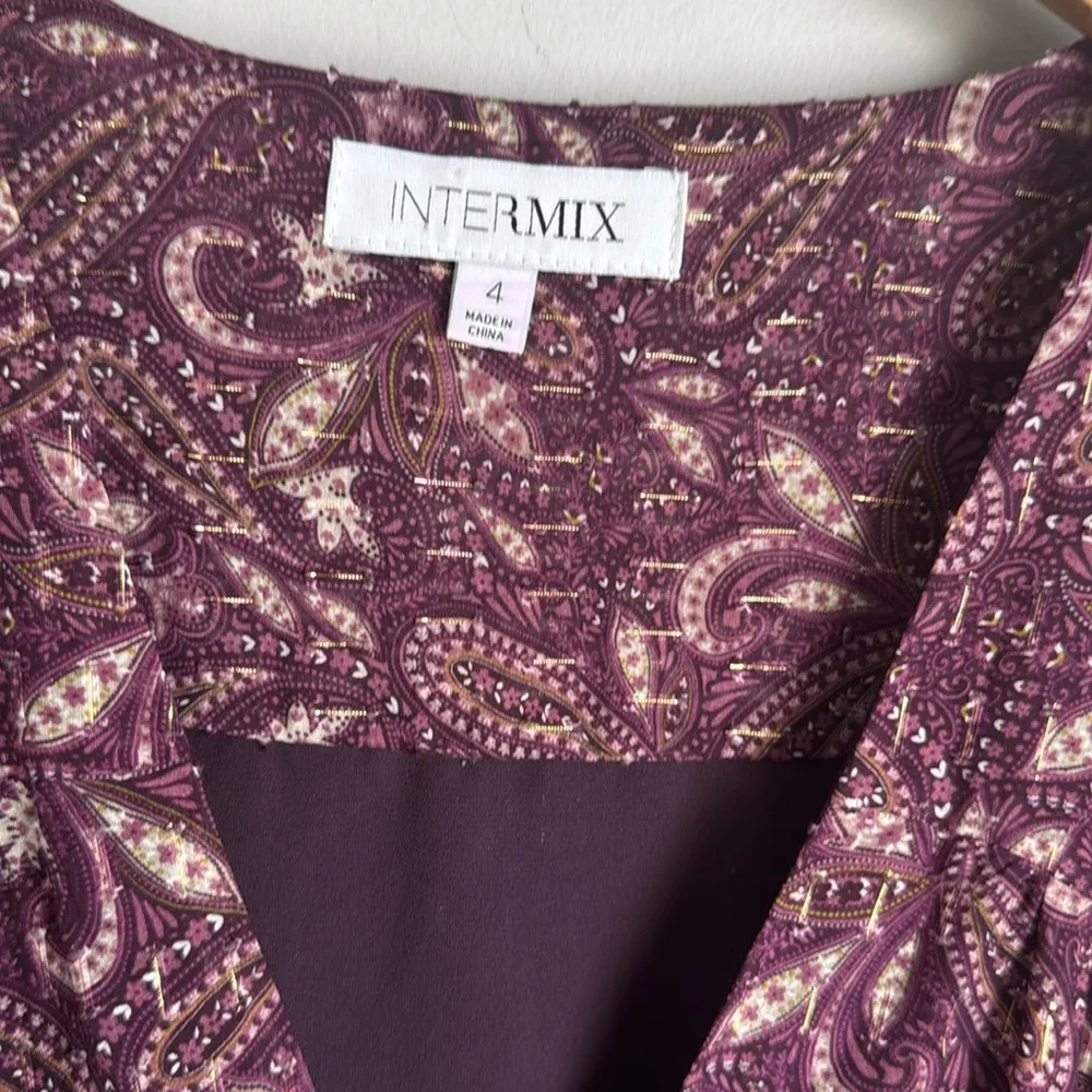 Intermix Lana Printed Smocked Mini Dress 4 - Image 7