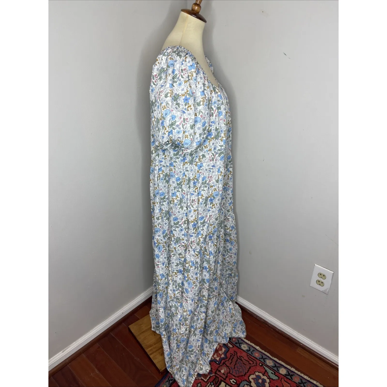 New Tuckernuck Hyacinth‎ House Floral Augusta Tiered Maxi Dress Medium M - Image 5