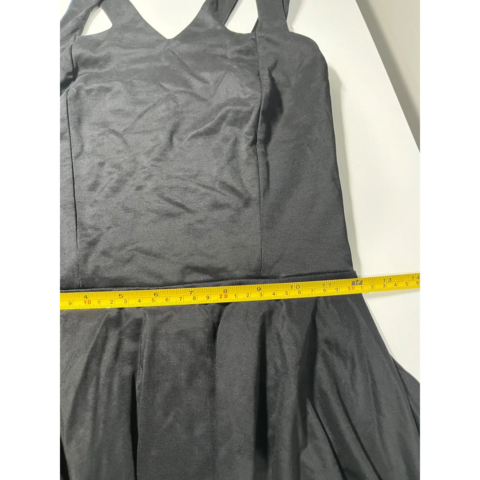 Other Stories Black Halter Neck Fit Flare Dress Womens Size 4 - Image 6