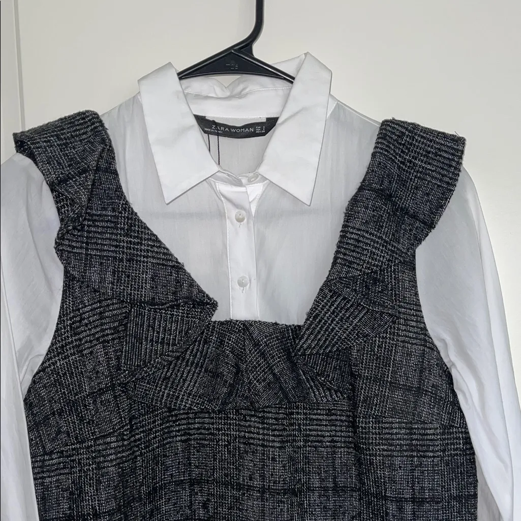 Zara Black and White Dress - Image 2