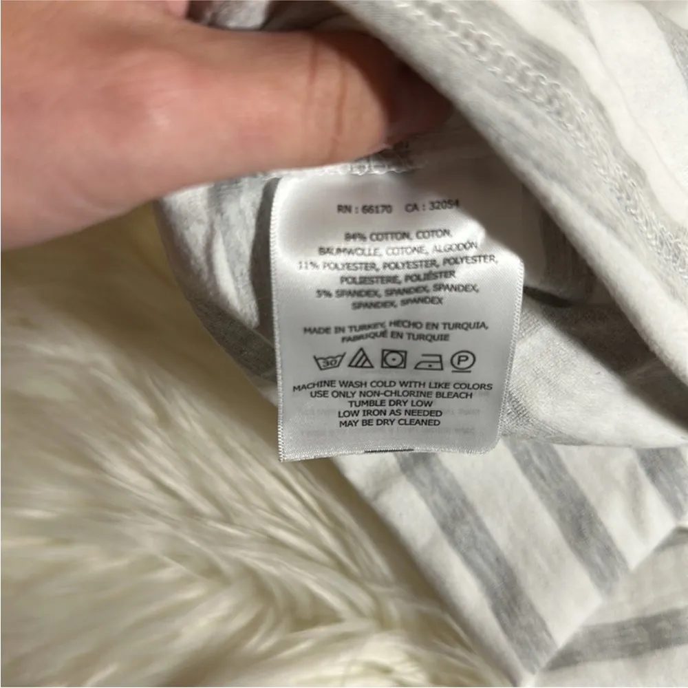 Maeve Anthropologie Bonnie Boatneck Striped Top Size Large - Image 8