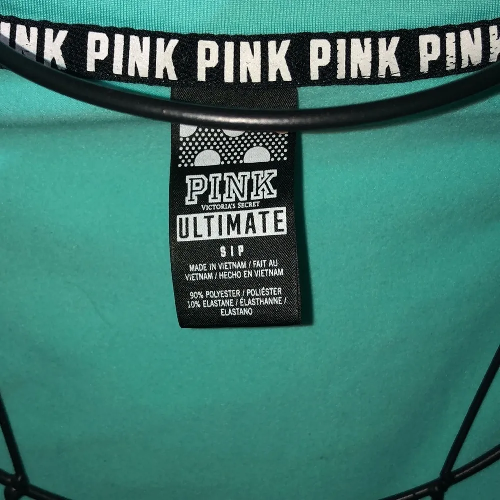 Victoria's Secret Pink Quarter Zip Pullover Sweatshirt Athletic Top Y2K 2000 sm‌ - Image 4