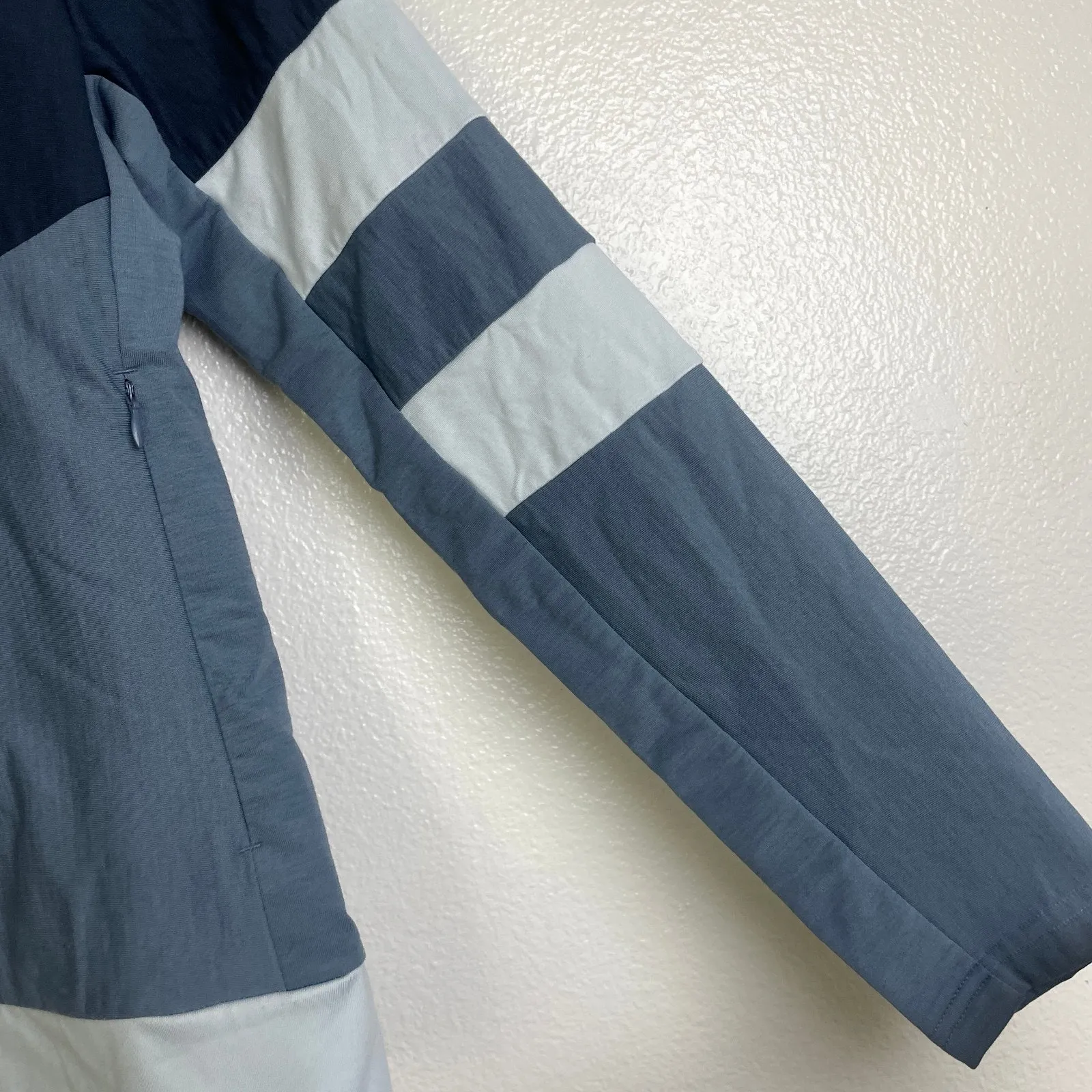 Kari Traa Jacket Womens XS Blue Full Zip Midlayer Marin Outdoors Wool Blend * - Image 6