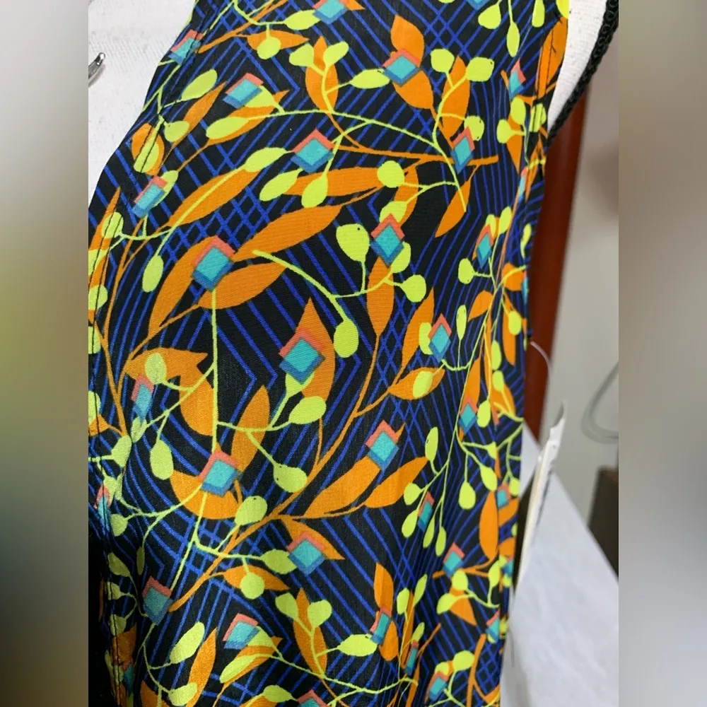 Lularoe Joy Blue Yellow Orange Vest - Image 3