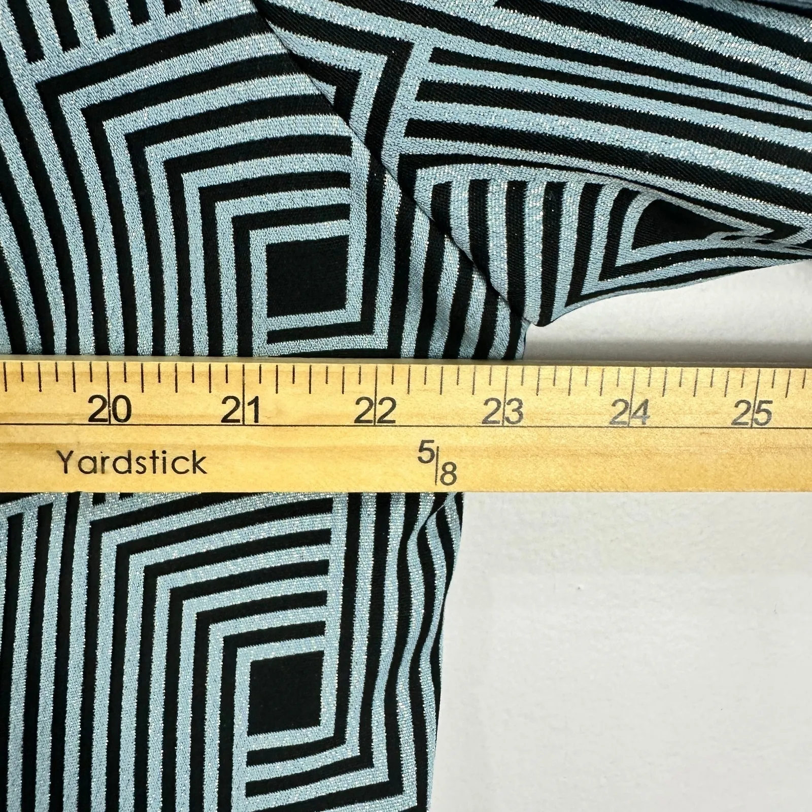 Clara‎ Clara by Vinette Blazer 18 Green Geometric Mod Retro Statement Jacket Art - Image 5