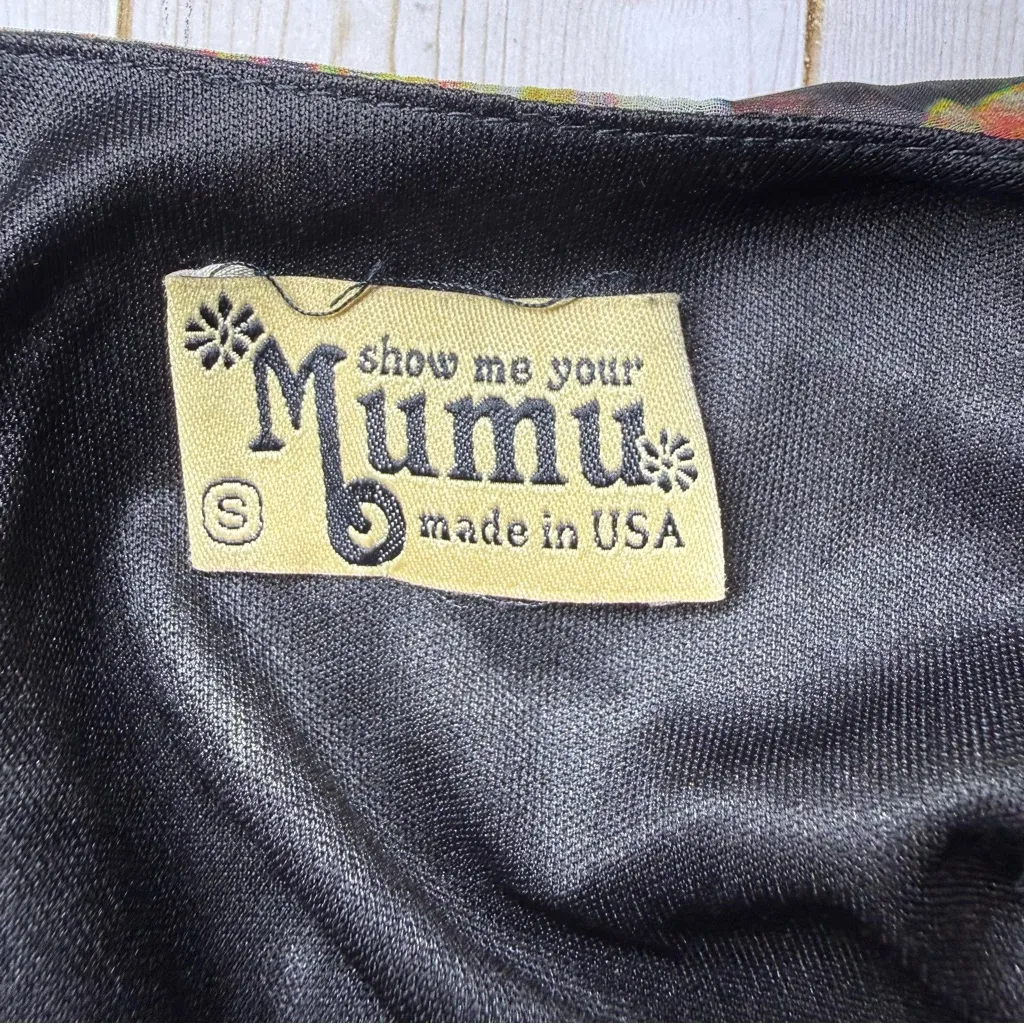 Show Me Your MuMu Floral Bell Sleeve Mini Dress - Image 3