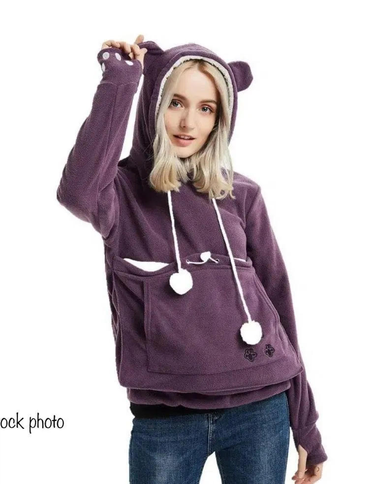 Pet pouch carrier hoodie, size S - Image 11