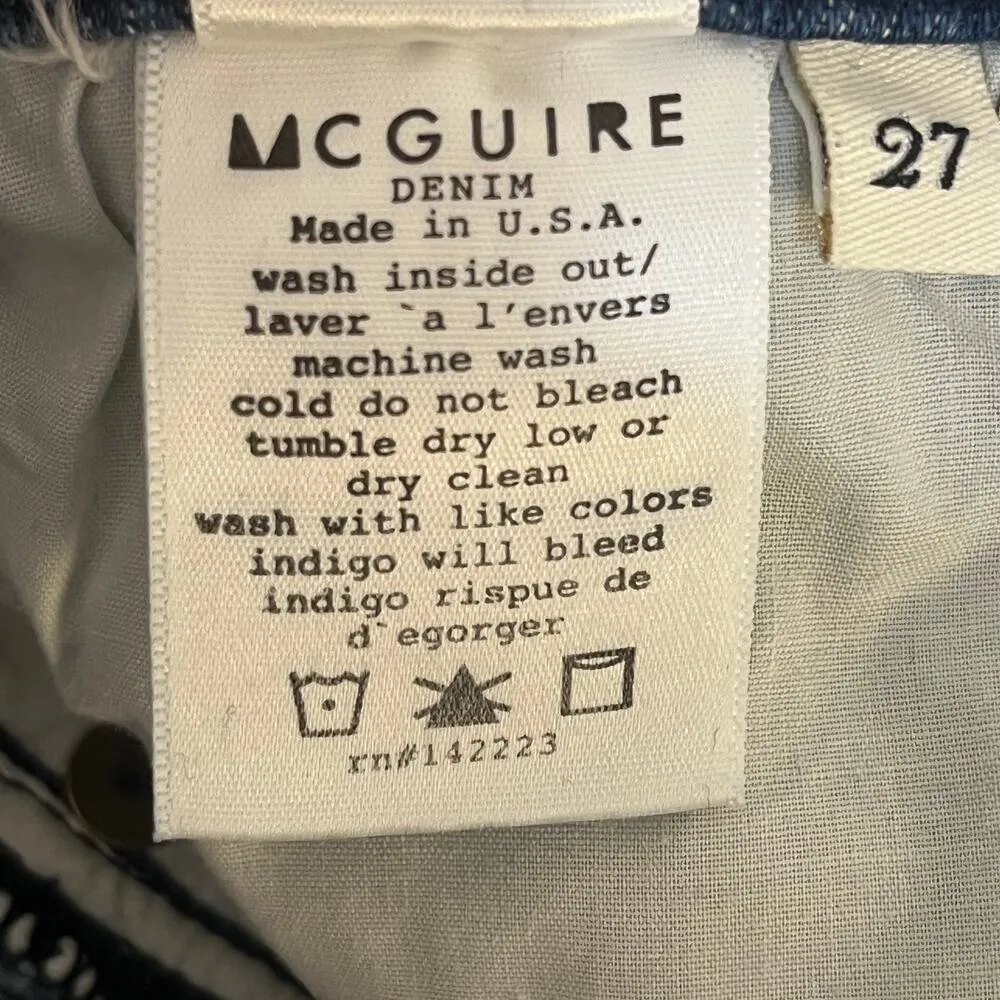 McGuire Women's Mrs. Robinson Jeans Starry Night Wash Size 27 - Image 8